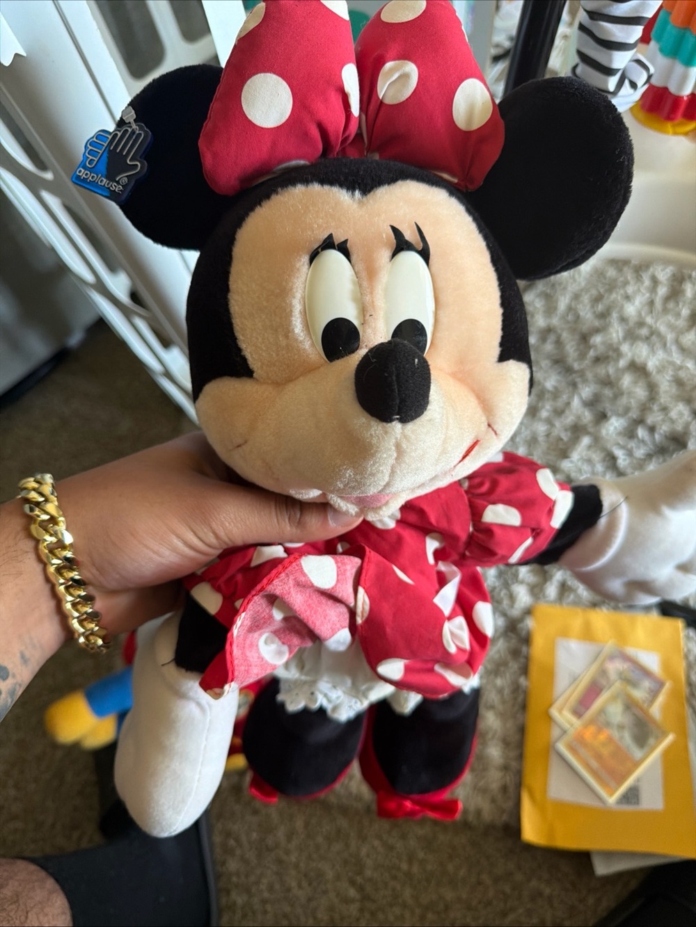 Disney Minnie Mouse Plush — Red Polka Dot Dress